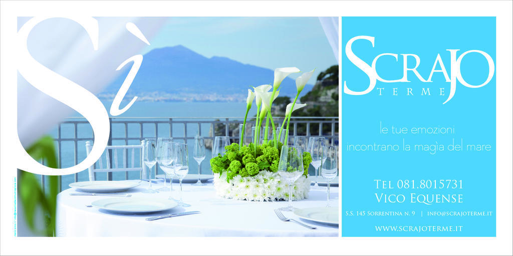 Hotel Scrajo Wellness & Mineral Spa Neapolitan Riviera Eksteriør billede